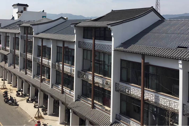 Shaoxing City Shengzhou District โครงการปรับปรุงหลังคา Pu Kou เทศบาล
